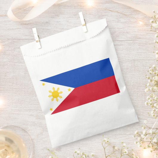 philippinische Flagge Geschenktütchen (Ausgeschnitten)