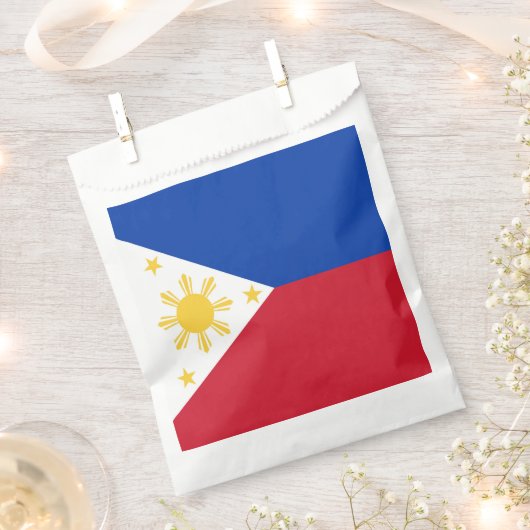 philippinische Flagge Geschenktütchen (Ausgeschnitten)