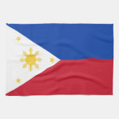 philippinische Flagge Geschirrtuch (Horizontal)