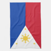 philippinische Flagge Geschirrtuch (Vertikal)