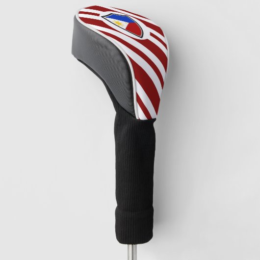philippinische Flagge Golf Headcover (angewinkelt)