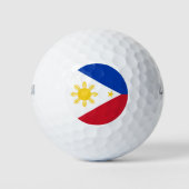 philippinische Flagge Golfball (Vorderseite)