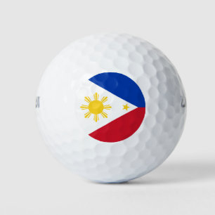 philippinische Flagge Golfball