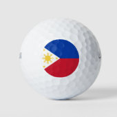 philippinische Flagge Golfball (Vorderseite)