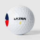 philippinische Flagge Golfball (Logo)