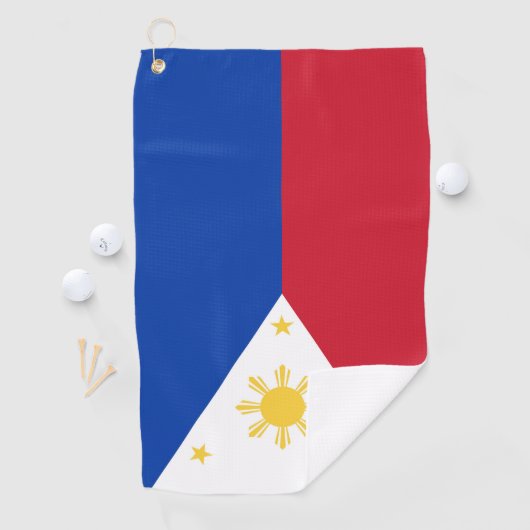philippinische Flagge Golfhandtuch (Insitu)