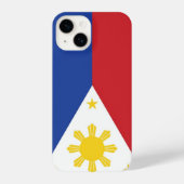 philippinische Flagge iPhone Hülle (Rückseite)