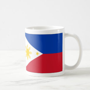 philippinische Flagge Kaffeetasse
