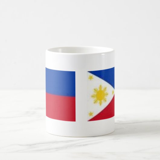 Philippinische Flagge Kaffeetasse (Mittel)
