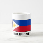 philippinische Flagge Kaffeetasse (Mittel)