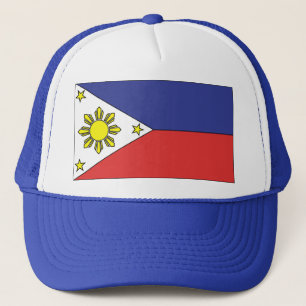 Philippinische Flagge (Kappe) Truckerkappe