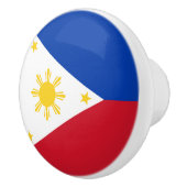 philippinische Flagge Keramikknauf (Rechts)