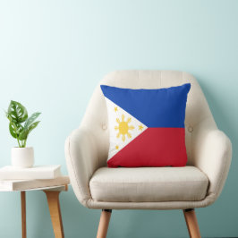 philippinische Flagge Kissen
