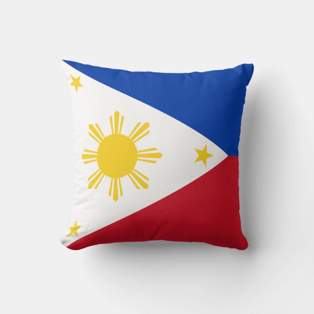philippinische Flagge Kissen (Vorderseite)