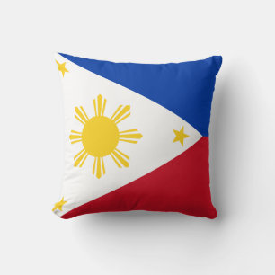 philippinische Flagge Kissen