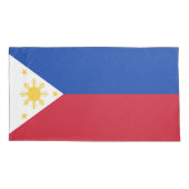 philippinische Flagge Kissenbezug (Rückseite)