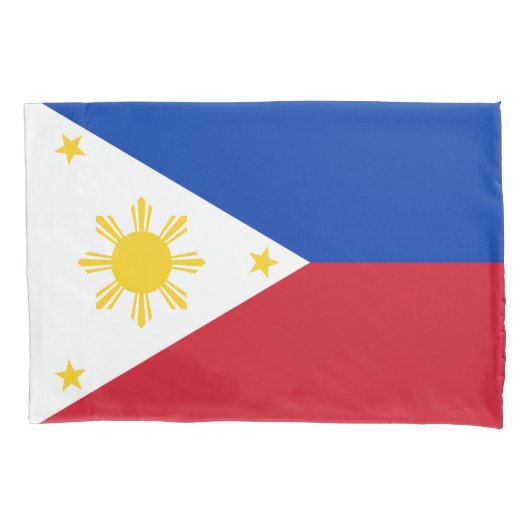 philippinische Flagge Kissenbezug (Vorderseite)