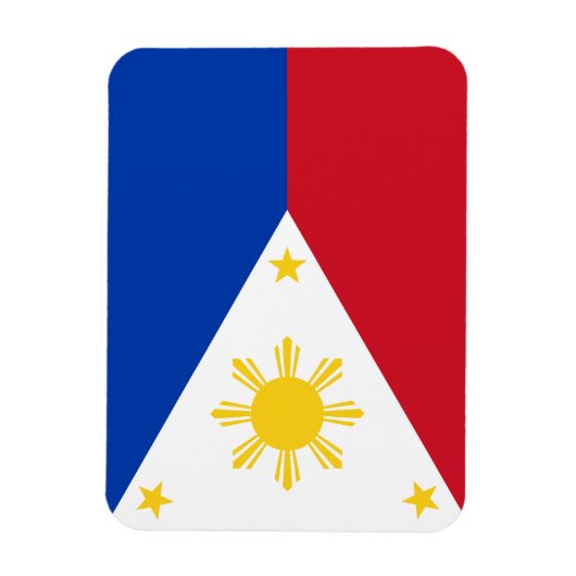 philippinische Flagge Magnet (Vertikal)