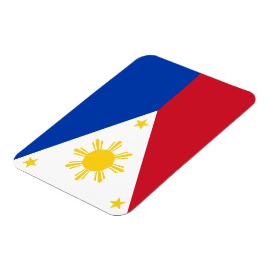 philippinische Flagge Magnet (Linke Seite)