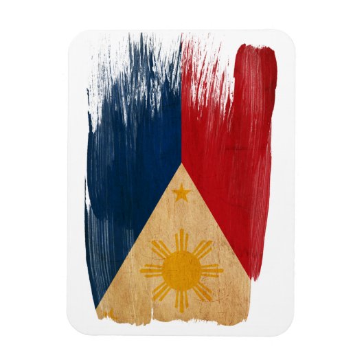philippinische Flagge Magnet (Vertikal)