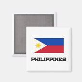philippinische Flagge Magnet (Vorderseite/Rückseite)