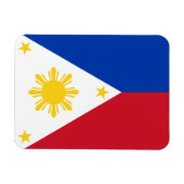 philippinische Flagge Magnet (Horizontal)