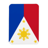 philippinische Flagge Magnet (Vertikal)