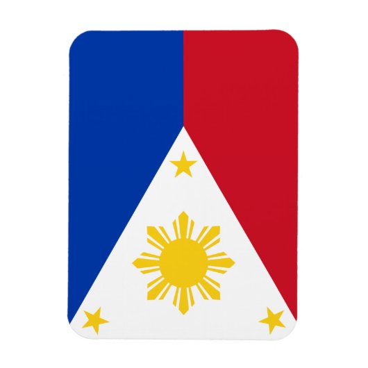 philippinische Flagge Magnet (Vertikal)