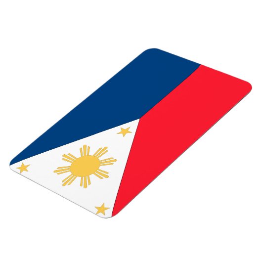 philippinische Flagge Magnet (Linke Seite)