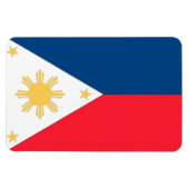philippinische Flagge Magnet (Horizontal)