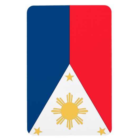 philippinische Flagge Magnet (Vertikal)