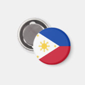 philippinische Flagge Magnet (Vorderseite/Rückseite)