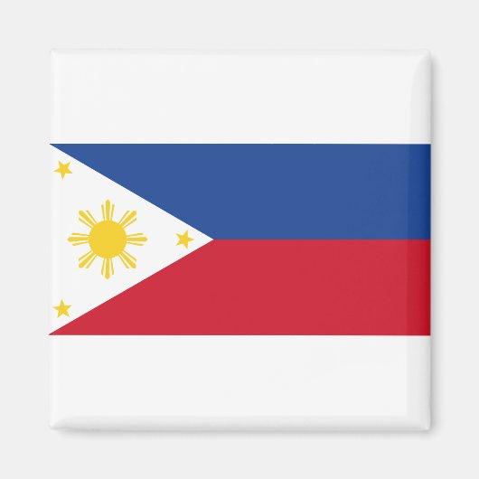 philippinische Flagge Magnet (Vorne)