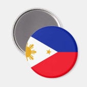 philippinische Flagge Magnet (Vorderseite/Rückseite)