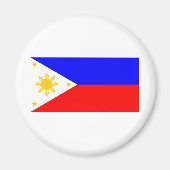 philippinische Flagge Magnet (Vorne)