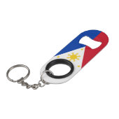 philippinische Flagge Mini Flaschenöffner (Vorderseite Schrägansicht)