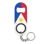 philippinische Flagge Mini Flaschenöffner (Rückseite)
