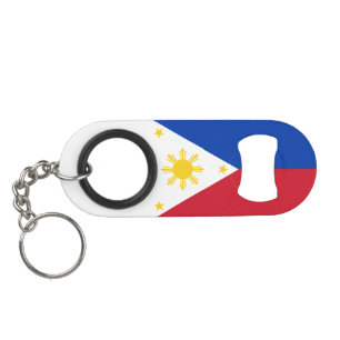 philippinische Flagge Mini Flaschenöffner