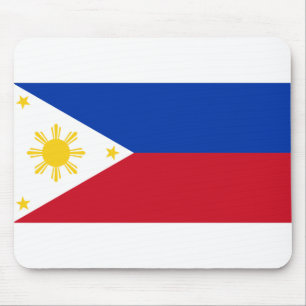 philippinische Flagge Mousepad
