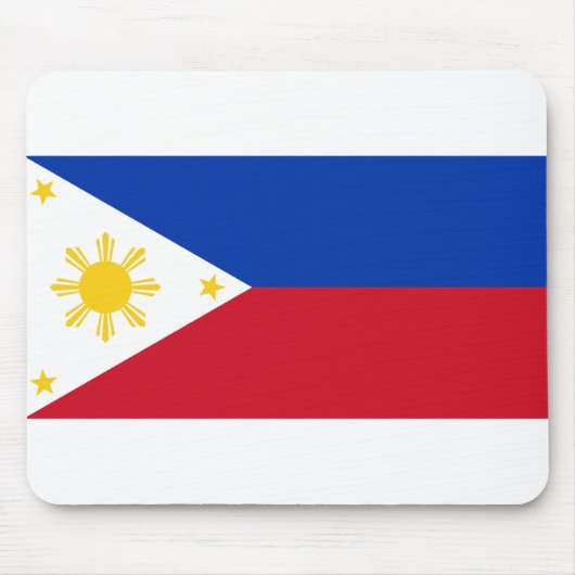 philippinische Flagge Mousepad (Vorne)