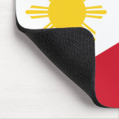 philippinische Flagge Mousepad (Ecke)