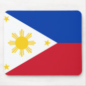 philippinische Flagge Mousepad (Vorne)