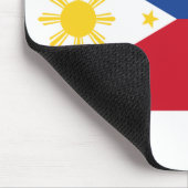 philippinische Flagge Mousepad (Ecke)