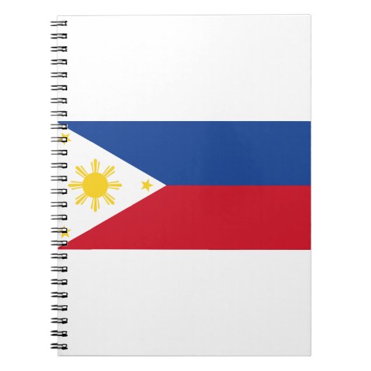 philippinische Flagge Notizblock (Vorderseite)