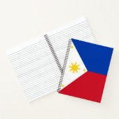 philippinische Flagge Notizblock (Innenseite)