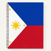 philippinische Flagge Notizblock (Vorderseite)