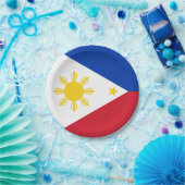 philippinische Flagge Pappteller (Party)
