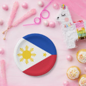 philippinische Flagge Pappteller (Party)