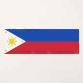 philippinische Flagge (Philippinen) Yogamatte (Vorderseite (Horizontal))