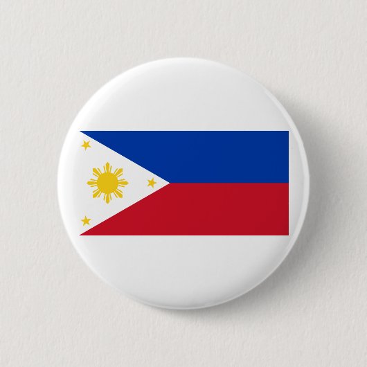 Philippinische Flagge, philippinische Button (Vorderseite)